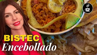 SECRETOS Bistec Encebollado Suave y Blandito How to make Bistec Encebollado Puerto Rican 🇵🇷 [upl. by Tai]