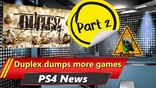 PS4 News  PART 2 Duplex dumps more games and updates Jan 2021 [upl. by Ariaet]