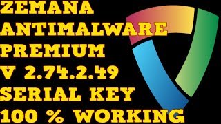 Zemana AntiMalware PremiumSERIAL KEY 17 [upl. by Llerol]