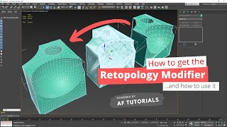 Retopology Modifier Worth installing A New Tool for 3DS Max [upl. by Lilia]