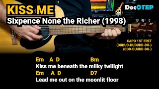 Kiss Me  Sixpence None the Richer 1998 Easy Guitar Chords Tutorial with Lyrics [upl. by Yoong867]