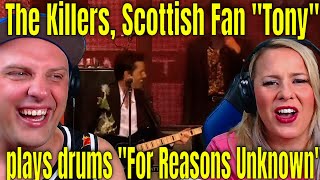 The Killers Scottish Fan quotTonyquot plays drums quotFor Reasons Unknownquot at TRNSMT Festival Glasgow 2018 [upl. by Erasmo]