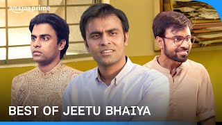 Best Of Jeetu Bhaiya On Prime Video India  Panchayat Permanent Roommates Dry Day Immature [upl. by Nednal]