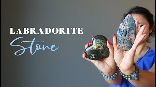 Labradorite Meanings Uses amp Healing Properties  AZ Satin Crystals [upl. by Emalee601]