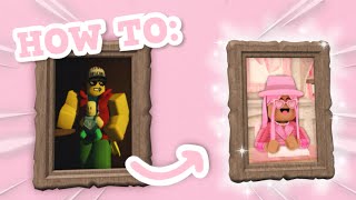 how to add your own pictures in bloxburg  TUTORIAL TUESDAY [upl. by Aikar]