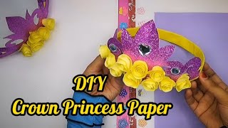 Cara membuat Mahkota Kertas  DIY Crown Princess Paper [upl. by Aratas599]