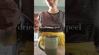 Drinking herbal tea for healing herbaltea herbaltearecipe herbalmedicine herbalremedies [upl. by Abernon]