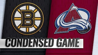 111418 Condensed Game Bruins  Avalanche [upl. by Mildrid]