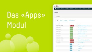 Das Apps Modul  bexio Einführung [upl. by Teresita]