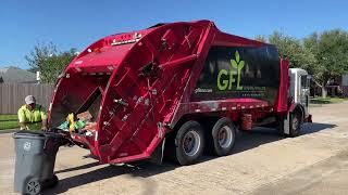 GFL ExRoyal Disposal Peterbilt McNeilus Rear Loader Garbage Truck [upl. by Janene]