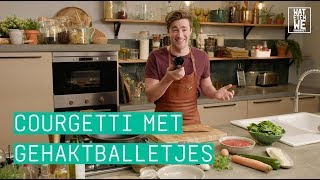 24Kitchen  Wat Eten We Vandaag Afl 40 Hugo’s courgetti met spinaziegehaktballetjes [upl. by Stevenson]