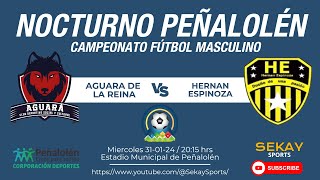 Campeonato FÚTBOL ⚽ NOCTURNO PEÑALOLÉN  Aguara de La Reina vs Hernan Espinoza [upl. by Blane]