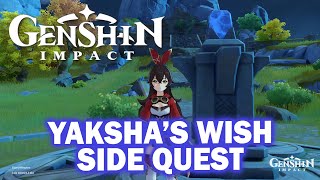 The Yakshas Wish quest  Genshin Impact  Looks for clues to opening the stone tablet  PC gameplay [upl. by Durkin]