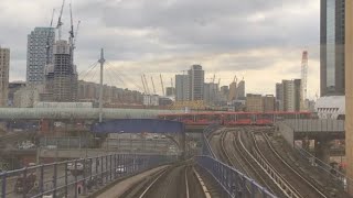 Docklands Light Railway Part 4  Westferry  Canary Wharf dlr canarywharf london [upl. by Erolyat687]