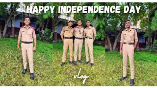 Happy Independence day  Independence day vlog 🫡 independenceday NCC nitin4144 [upl. by Eisle421]