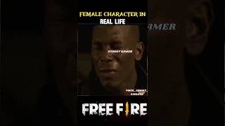 FreeFireFemaleCharacterInRealLife😳freefireshorts720p [upl. by Eniwtna627]