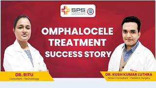 A Remarkable Omphalocele Treatment Transformation  SPS Hospitals [upl. by Ariaj]