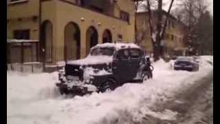 Volvo TP21 Sugga  winter 2014 heavy snow [upl. by Aay]