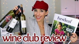 FIRSTLEAF WINE CLUB REVIEW AND TASTE TEST [upl. by Attenat]