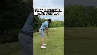 Keep your elbows connected with this simple tip golftips golflesson golfswing golf [upl. by Deerdre357]