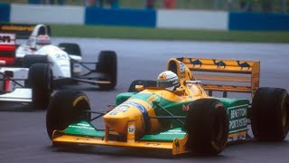 Benetton in Donington park F1 1993 [upl. by Griff812]