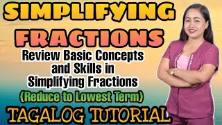 Simplifying Fractions  Reduce to Lowest Term  Tagalog Tutorial  MathTV PH [upl. by Coltson]