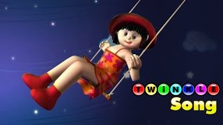 Twinkle Song from Manchadi  Malayalam animated Nursery rhyme for Kids [upl. by Alboran]