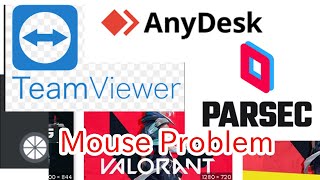 How to play Valorant Remotely Mouse Problem Parsec Moonlight  Anydesk  teamviewer [upl. by Elyag]