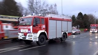 Feuer mit ManV in Altenheim RW  GW L FF Sulzbach [upl. by Dnar]