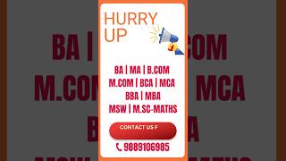 Online UG  PG Admission Open reels shortvedio shortreels distance online applynow education [upl. by Costanza]