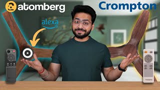 Smart Ceiling Fan 🔥 Alexa  Remote  Atomberg Aris Starlight Vs Crompton Silent Pro ⚡️  BLDC Fan [upl. by Nicks]