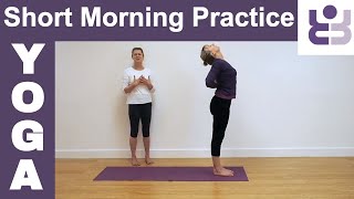 Morning Yoga Practice Short yoga sequence Iyengar Yoga for Beginners [upl. by Gnuh]