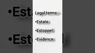 Estate Estoppel Evidence [upl. by Maggi266]