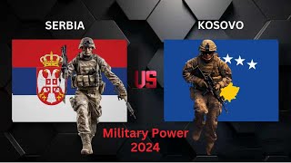 Serbia vs Kosovo Military Power Comparison 2024  Kosovo vs Serbia Military Power Comparison 2024 [upl. by Eisus]