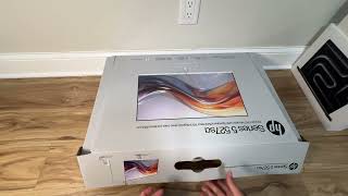 Unboxing HP Series 5 27 inch FHD Monitor with Speakers  527sa [upl. by Voltz]