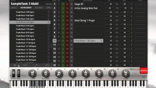 SampleTank 3 Tutorial 2  The PLAY Page Instruments and Multis [upl. by Hance725]