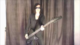 Marilyn Manson  Angel With The Scabbed Wings Bass Cover [upl. by Eidnak]