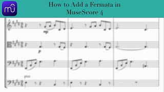 How to add a Fermata in Musescore 4 [upl. by Cherlyn]