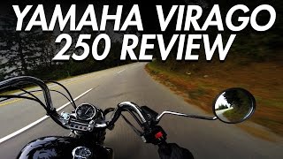 Yamaha Virago 250 Review  Best Beginner Cruiser Motorcycle  LIFE OF BRI [upl. by Magbie]