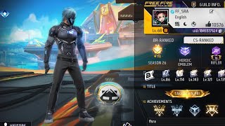 cs rank grandmaster push 🔥 Free Fire India  srafreefire freefire battleroyale ff live [upl. by Sasha335]