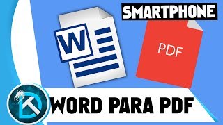 Converter Word para PDF no Smartphone [upl. by Kilk]