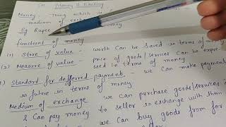 Money and functions of money  class 12 macroeconomics  money and banking [upl. by Amlez264]