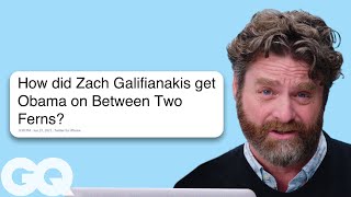 Zach Galifianakis Replies to Fans on the Internet  Actually Me  GQ [upl. by Abdella]