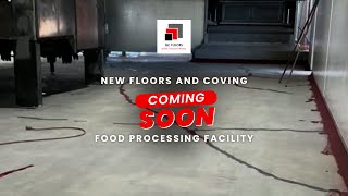 Stay Tuned Food Facilitys 300m Coving and New Flooring Installation [upl. by Crelin]