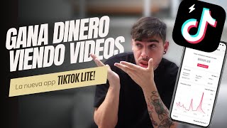 Gana DINERO viendo VIDEOS en TikTok 🤑​ Así es TikTok LITE [upl. by Eedia]