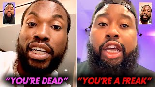 Meek Mill THREATENS TO KLL DJ Akademiks Over Diddy FREAK OFF Rumors [upl. by Aleris230]