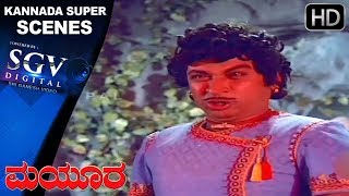 Rajkumar Powerfull Dailogue About Kannadigas Scene  Kannada Super Scenes  Mayura Movie  Scene 21 [upl. by Nnilsia23]