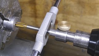 Making a tapered tap follower for on the lathe [upl. by Dlared]