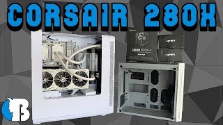 Corsair 280X mATX Build  Whiteout [upl. by Yukio]