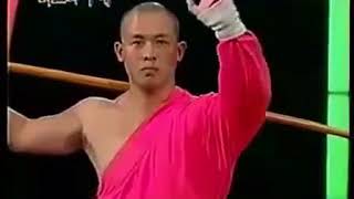 Shaolin Monk Vs Taekwondo Master part 2 HQ Amazing Blindfolded Spinning Kick [upl. by Oreste]